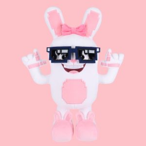 Alternative view of boppin bunny plush 4pcs
