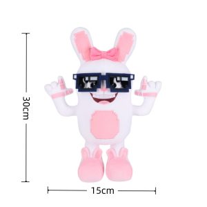 Alternative view of boppin bunny plush